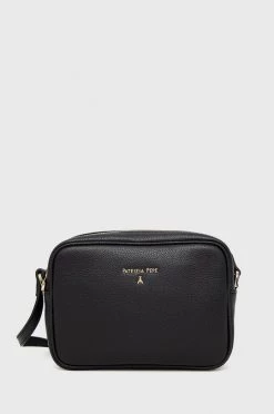 Γυναικεία Τσάντες χιαστί Δερμάτινη τσάντα Patrizia Pepe μαύρο