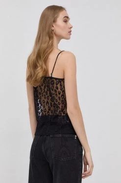 Γυναικεία Αμάνικος Top Patrizia Pepe χρώμα: μαύρο -Φτηνός Patrizia Pepe Κατάστημα unnamed file 3322