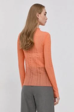 Γυναικεία Μακρυμάνικο Longsleeve Patrizia Pepe χρώμα: πορτοκαλί -Φτηνός Patrizia Pepe Κατάστημα unnamed file 3327