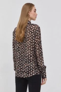 Γυναικεία Πουκάμισα Πουκάμισο Patrizia Pepe χρώμα: μαύρο -Φτηνός Patrizia Pepe Κατάστημα unnamed file 3333