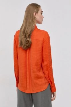 Γυναικεία Πουκάμισα Πουκάμισο Patrizia Pepe χρώμα: πορτοκαλί -Φτηνός Patrizia Pepe Κατάστημα unnamed file 3339