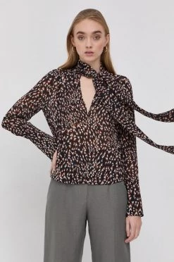 Γυναικεία Μπλούζες Μπλουζάκι Patrizia Pepe χρώμα: μαύρο