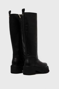 Γυναικεία Μπότες Δερμάτινες μπότες Patrizia Pepe χρώμα: μαύρο, -Φτηνός Patrizia Pepe Κατάστημα unnamed file 335