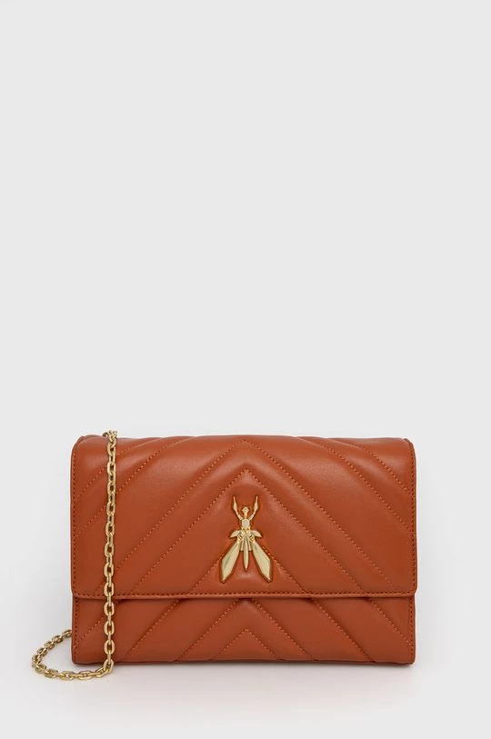 Γυναικεία Τσάντες χιαστί Δερμάτινη τσάντα Patrizia Pepe πορτοκαλί 1 Γυναικεία Τσάντες χιαστί Δερμάτινη τσάντα Patrizia Pepe πορτοκαλί