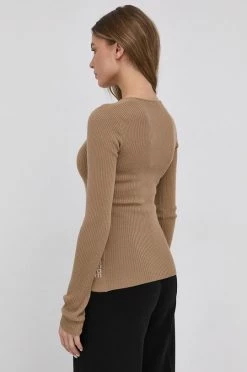 Γυναικεία Χωρίς φερμουάρ Μάλλινο πουλόβερ Patrizia Pepe χρώμα: μπεζ -Φτηνός Patrizia Pepe Κατάστημα unnamed file 3362