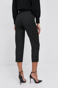 Γυναικεία Υφασμάτινα Παντελόνι Patrizia Pepe χρώμα: μαύρο -Φτηνός Patrizia Pepe Κατάστημα unnamed file 3373