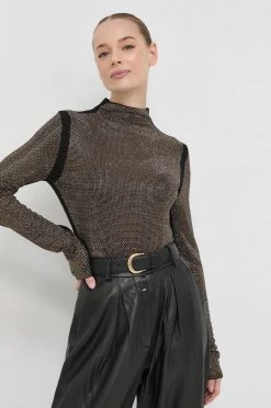 Γυναικεία Μακρυμάνικο Longsleeve Patrizia Pepe μαύρο