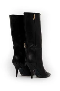 Γυναικεία Μπότες Δερμάτινες μπότες Patrizia Pepe χρώμα: μαύρο, -Φτηνός Patrizia Pepe Κατάστημα unnamed file 344