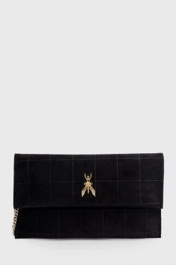 Γυναικεία Τσάντες χειρός Τσάντα συμπλέκτη Patrizia Pepe μαύρο