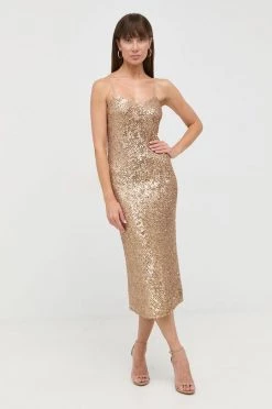 Γυναικεία Φορέματα Φόρεμα Patrizia Pepe χρυσαφί,