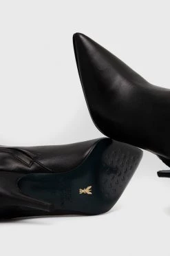 Γυναικεία Μπότες Δερμάτινες μπότες Patrizia Pepe χρώμα: μαύρο, -Φτηνός Patrizia Pepe Κατάστημα unnamed file 346