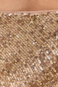 Γυναικεία Φορέματα Φόρεμα Patrizia Pepe χρυσαφί, -Φτηνός Patrizia Pepe Κατάστημα unnamed file 3461