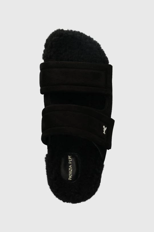 Γυναικεία Σαγιονάρες Παντόφλες σουέτ Patrizia Pepe χρώμα: μαύρο 4 Γυναικεία Σαγιονάρες Παντόφλες σουέτ Patrizia Pepe χρώμα: μαύρο - Image 4