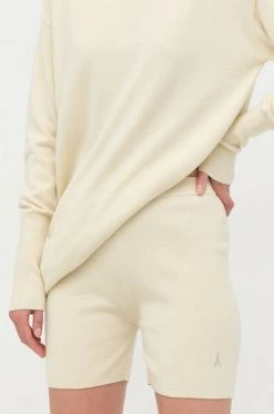 Γυναικεία Σορτς από μείγμα μαλλιού Patrizia Pepe πράσινο,