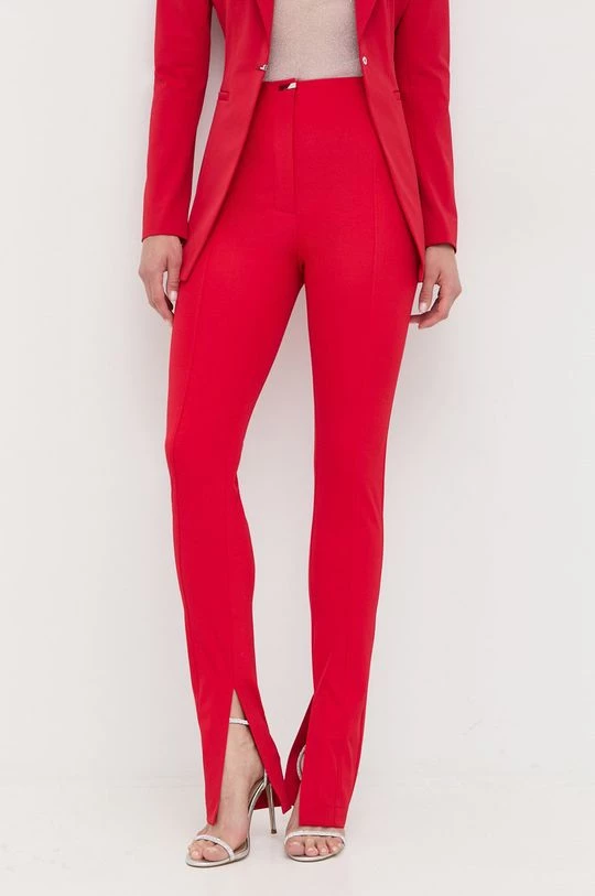 Γυναικεία Υφασμάτινα Παντελόνι Patrizia Pepe κόκκινο, 2 Γυναικεία Υφασμάτινα Παντελόνι Patrizia Pepe κόκκινο, - Image 2