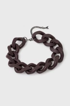 Γυναικεία Κολιέ Patrizia Pepe μαόνι