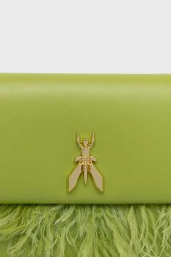 Γυναικεία Τσάντες χειρός Δερμάτινη τσάντα συμπλέκτη Patrizia Pepe πράσινο -Φτηνός Patrizia Pepe Κατάστημα unnamed file 3506