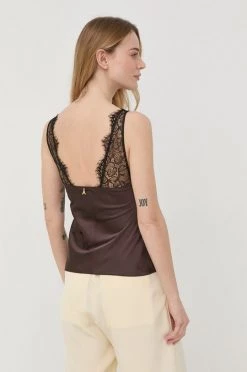 Γυναικεία Μπλούζες Μπλουζάκι Patrizia Pepe καφέ -Φτηνός Patrizia Pepe Κατάστημα unnamed file 3540