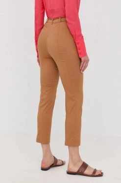 Γυναικεία Υφασμάτινα Παντελόνι Patrizia Pepe καφέ, -Φτηνός Patrizia Pepe Κατάστημα unnamed file 3549