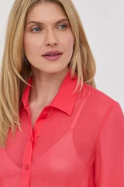 Γυναικεία Πουκάμισα Μεταξωτό πουκάμισο Patrizia Pepe κόκκινο, -Φτηνός Patrizia Pepe Κατάστημα unnamed file 3554