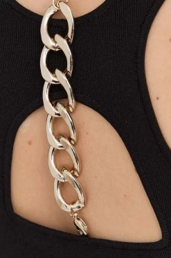 Γυναικεία Αμάνικος Top Patrizia Pepe χρώμα: μαύρο -Φτηνός Patrizia Pepe Κατάστημα unnamed file 3603