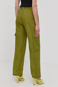 Γυναικεία Υφασμάτινα Παντελόνι Patrizia Pepe χρώμα: πράσινο, -Φτηνός Patrizia Pepe Κατάστημα unnamed file 3627