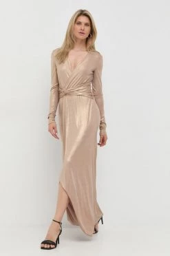 Γυναικεία Φορέματα Φόρεμα Patrizia Pepe χρυσαφί,