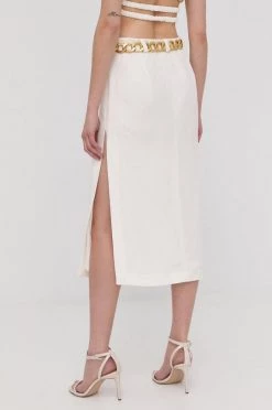 Γυναικεία Φούστες Φούστα από λινό μείγμα Patrizia Pepe άσπρο, -Φτηνός Patrizia Pepe Κατάστημα unnamed file 3631