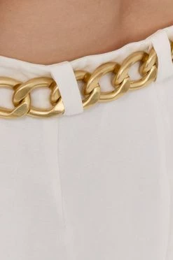 Γυναικεία Φούστες Φούστα από λινό μείγμα Patrizia Pepe άσπρο, -Φτηνός Patrizia Pepe Κατάστημα unnamed file 3632