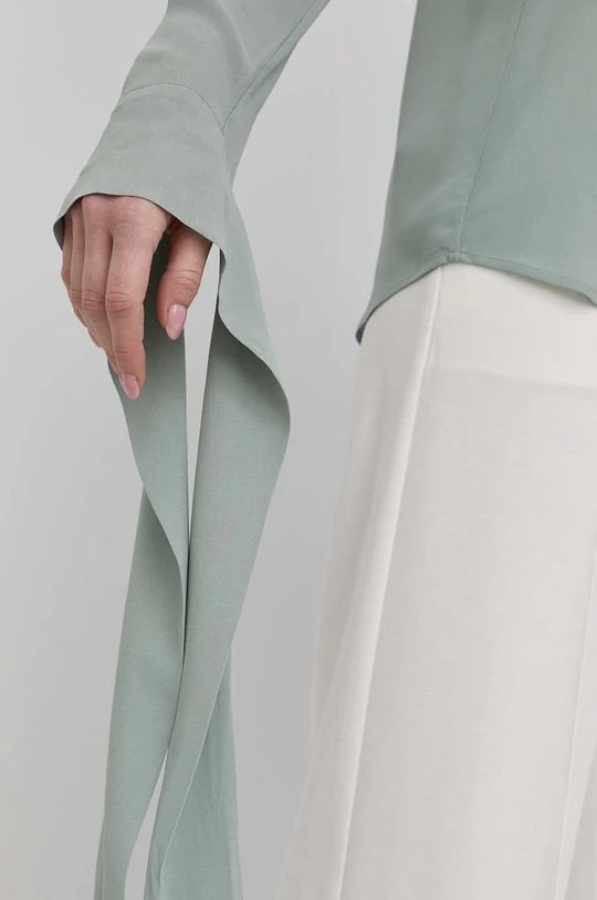 Γυναικεία Πουκάμισα Πουκάμισο Patrizia Pepe χρώμα: πράσινο, 6 Γυναικεία Πουκάμισα Πουκάμισο Patrizia Pepe χρώμα: πράσινο, - Image 6