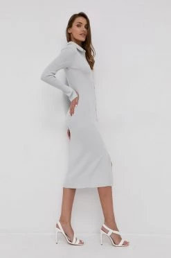 Γυναικεία Φορέματα Φόρεμα Patrizia Pepe γκρι -Φτηνός Patrizia Pepe Κατάστημα unnamed file 3698