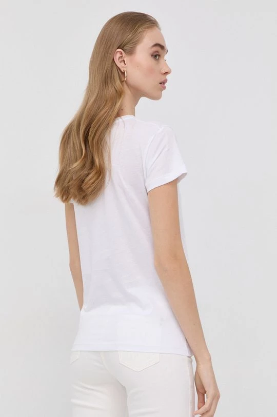 Γυναικεία Κοντομάνικο Βαμβακερό μπλουζάκι Patrizia Pepe άσπρο 3 Γυναικεία Κοντομάνικο Βαμβακερό μπλουζάκι Patrizia Pepe άσπρο - Image 3