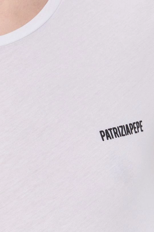 Γυναικεία Κοντομάνικο Βαμβακερό μπλουζάκι Patrizia Pepe άσπρο 5 Γυναικεία Κοντομάνικο Βαμβακερό μπλουζάκι Patrizia Pepe άσπρο - Image 5