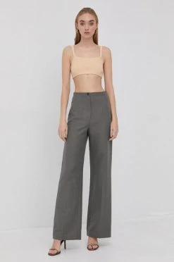 Γυναικεία Αμάνικος Τοπ από μείγμα μαλλιού Patrizia Pepe διάφανο -Φτηνός Patrizia Pepe Κατάστημα unnamed file 3765