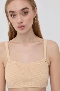 Γυναικεία Αμάνικος Τοπ από μείγμα μαλλιού Patrizia Pepe διάφανο -Φτηνός Patrizia Pepe Κατάστημα unnamed file 3767