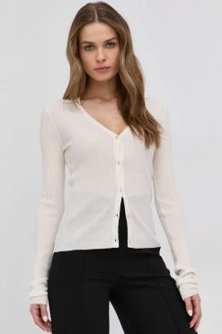 Γυναικεία Με φερμουάρ Ζακέτα από μίγμα μαλλιού Patrizia Pepe χρώμα: κρεμ