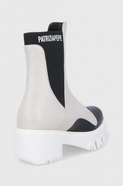 Γυναικεία Μποτάκια Δερμάτινες μπότες Τσέλσι Patrizia Pepe χρώμα: κίτρινο -Φτηνός Patrizia Pepe Κατάστημα unnamed file 3795