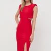 Γυναικεία Φορέματα Φόρεμα Patrizia Pepe κόκκινο,