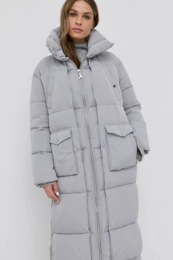 Γυναικεία Μακριά μπουφάν Μπουφάν Patrizia Pepe χρώμα: γκρι -Φτηνός Patrizia Pepe Κατάστημα unnamed file 3801