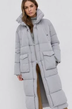 Γυναικεία Μακριά μπουφάν Μπουφάν Patrizia Pepe χρώμα: γκρι -Φτηνός Patrizia Pepe Κατάστημα unnamed file 3802