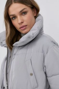 Γυναικεία Μακριά μπουφάν Μπουφάν Patrizia Pepe χρώμα: γκρι -Φτηνός Patrizia Pepe Κατάστημα unnamed file 3803