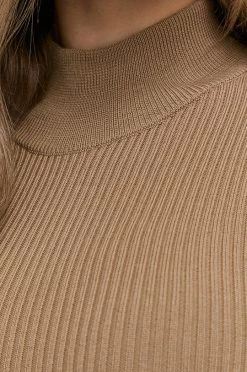 Γυναικεία Χωρίς φερμουάρ Μάλλινο πουλόβερ Patrizia Pepe χρώμα: μπεζ -Φτηνός Patrizia Pepe Κατάστημα unnamed file 3808