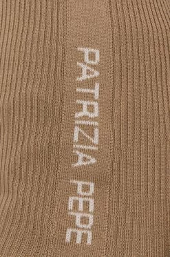 Γυναικεία Χωρίς φερμουάρ Μάλλινο πουλόβερ Patrizia Pepe χρώμα: μπεζ -Φτηνός Patrizia Pepe Κατάστημα unnamed file 3809