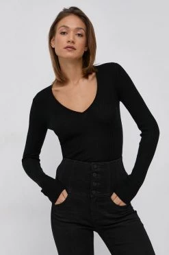 Γυναικεία Χωρίς φερμουάρ Μάλλινο πουλόβερ Patrizia Pepe χρώμα: μαύρο -Φτηνός Patrizia Pepe Κατάστημα unnamed file 3818