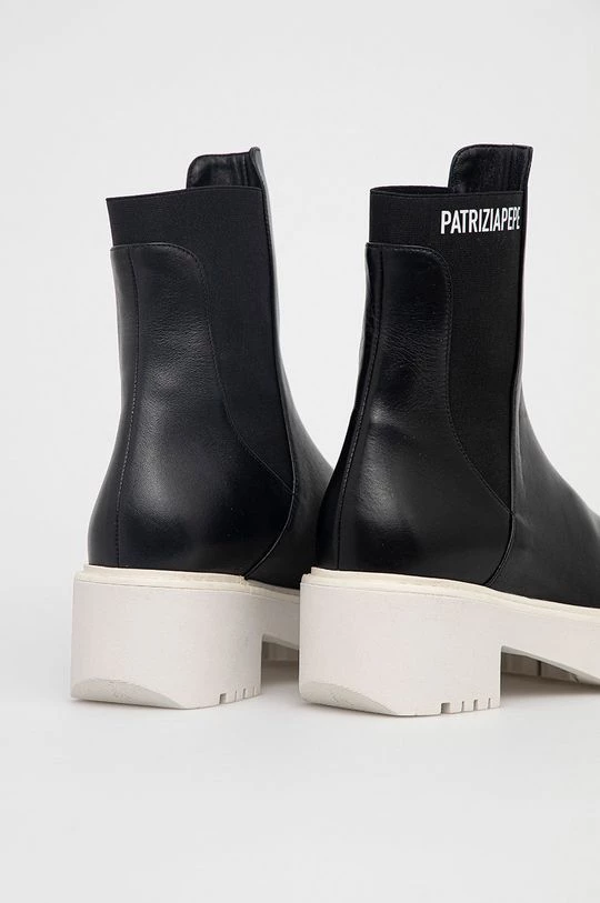 Γυναικεία Μποτάκια Δερμάτινες μπότες Τσέλσι Patrizia Pepe χρώμα: μαύρο 3 Γυναικεία Μποτάκια Δερμάτινες μπότες Τσέλσι Patrizia Pepe χρώμα: μαύρο - Image 3