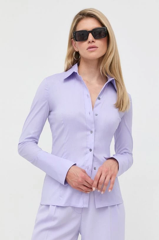 Γυναικεία Πουκάμισα Πουκάμισο Patrizia Pepe μοβ, 1 Γυναικεία Πουκάμισα Πουκάμισο Patrizia Pepe μοβ,