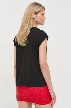 Γυναικεία Κοντομάνικο Βαμβακερό μπλουζάκι Patrizia Pepe μαύρο -Φτηνός Patrizia Pepe Κατάστημα unnamed file 3895