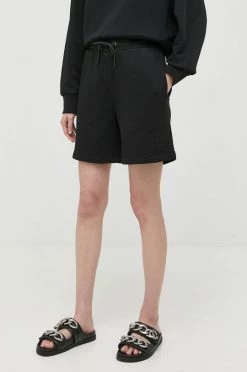 Γυναικεία Σορτς Βαμβακερό σορτσάκι Patrizia Pepe μαύρο,