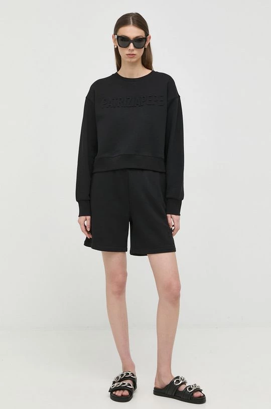 Γυναικεία Σορτς Βαμβακερό σορτσάκι Patrizia Pepe μαύρο, 2 Γυναικεία Σορτς Βαμβακερό σορτσάκι Patrizia Pepe μαύρο, - Image 2