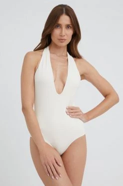 Γυναικεία Ολόσωμα Ολόσωμο μαγιό Patrizia Pepe μπεζ